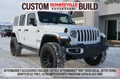 New 2019 Jeep Wrangler Unlimited Sahara Incl Lift Kit 1941 Hood Decal Terra Grappler G2 Tires Ultra Phantasm Satin Black Rims Four Wheel Drive